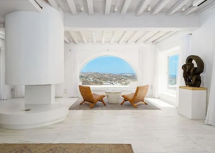 Nafsithoi, Agios Lazaros Villa Platys Gialos (Mykonos)